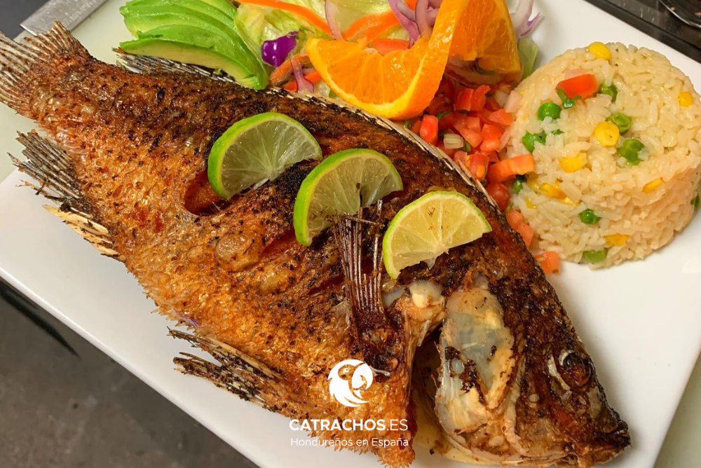 Pescado frito estilo Yojoa