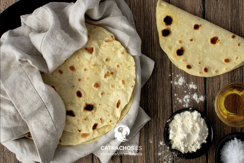 Tortillas de harina caseras